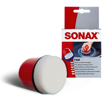 2x SONAX 04173410 P-Ball Polierball Politur Ball Schwamm 1 Stück