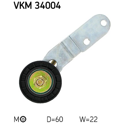 SKF VKM 66004 Spannrollensatz für Nebentrieb 